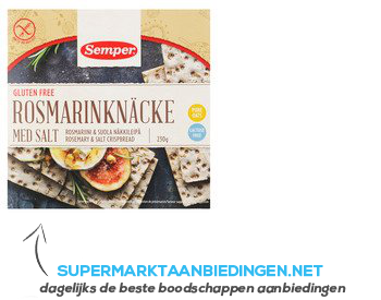 Semper Rosmarinknacke glutenvrij