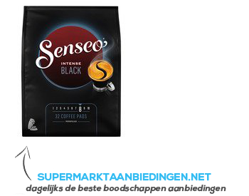 Senseo koffiepads intense black aanbieding