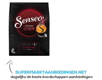 Senseo koffiepads intense extreme aanbieding