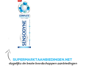 Sensodyne Tandpasta complete protection aanbieding