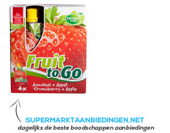 Servero Fruit to go aardbei-appel aanbieding