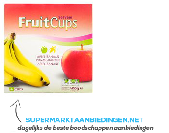 Servero Fruitdessert appel/ banaan aanbieding
