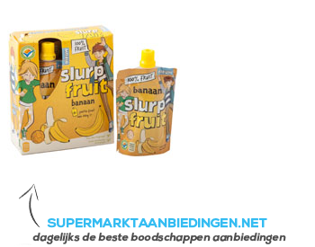 Servero Slurpfruit banaan aanbieding