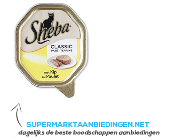 Sheba Classic paté kip aanbieding