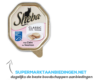 Sheba Classic paté zalm aanbieding