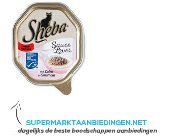 Sheba Sauce lovers zalm aanbieding