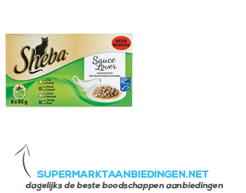 Sheba Saus lovers vlees-vis aanbieding