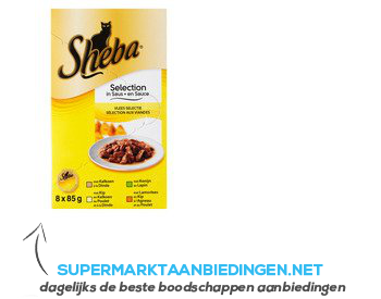 Sheba Selection saus vlees aanbieding