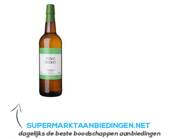 Sherry Fino aanbieding