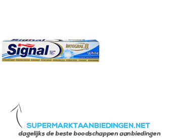 Signal Integral 8 white aanbieding