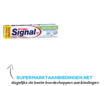 Signal Protection caries fluor/ calcium aanbieding