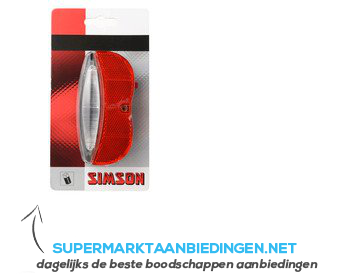 Simson Bagagedrager LED lamp aanbieding