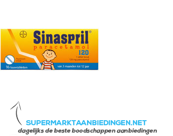 Sinaspril Paracetamol 120 mg aanbieding