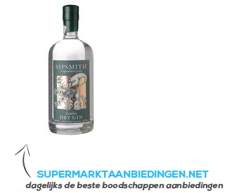 Sipsmith London dry gin aanbieding