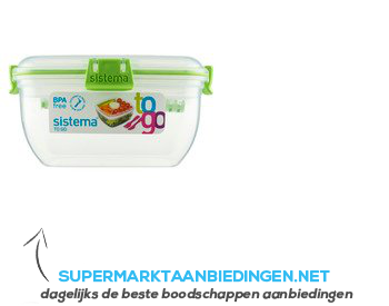 Sistema Salad to go aanbieding