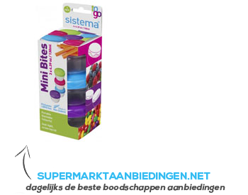 Sistema Snackdoos set van 3 aanbieding