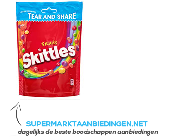 Skittles Fruits stazak aanbieding