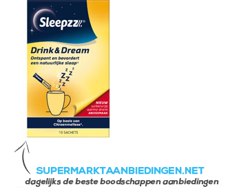 Sleepzz Drink and dream aanbieding