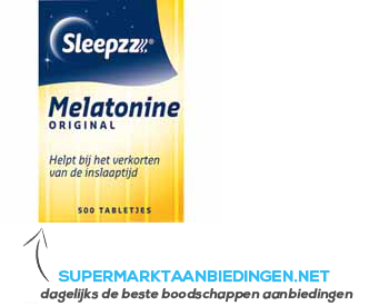 Sleepzz Melatonino aanbieding