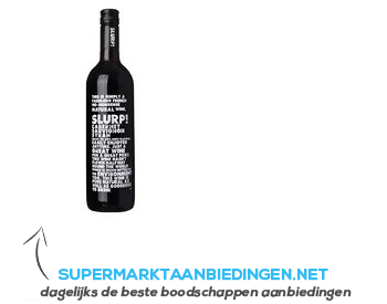 Slurp! Cabernet Sauvignon Syrah aanbieding