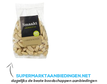 Smaakt Cashewnoten aanbieding