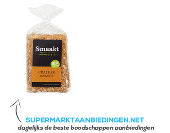 Smaakt Cracker boekweit bio aanbieding