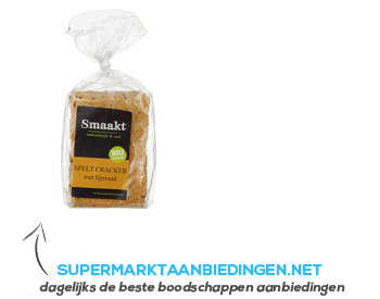 Smaakt Crackers spelt&lijnzaad