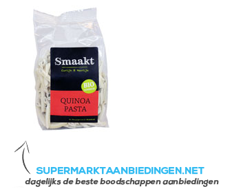 Smaakt Quinoapasta aanbieding