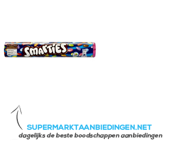 Smarties Reuzenkoker aanbieding