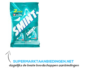 Smint Fresh spearmint duopack aanbieding