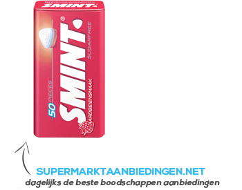 Smint Xl tins aardbei aanbieding