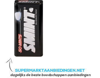 Smint Xl tins blackmint aanbieding