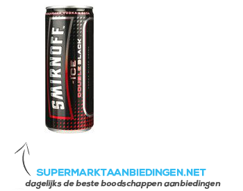 Smirnoff Ice double black aanbieding