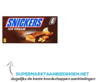 Snickers Ice cream aanbieding