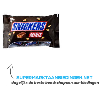 Snickers Mini's aanbieding
