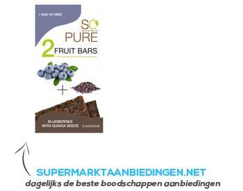 So Pure Blueberry quinoaseed aanbieding