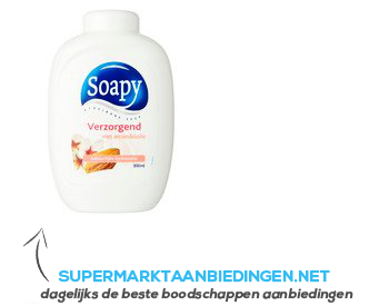 Soapy Verzorgend handzeep (navulling) aanbieding