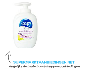 Soapy Voor de keuken handzeep (pomp) aanbieding