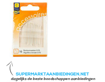 Sorbo Borduurnaalden 5/10 aanbieding