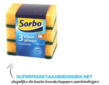 Sorbo Schuursponsen aanbieding