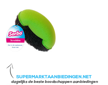 Sorbo Scrubby schuursponsje aanbieding