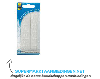 Sorbo Taillebandelastiek wit 285mm aanbieding