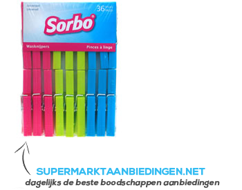 Sorbo Wasknijpers plastic aanbieding