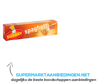 Soubry Spaghetti volkoren aanbieding