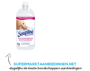 Soupline Wasverzachter zacht & hypoallergeen aanbieding