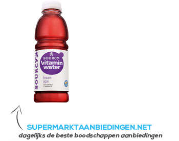 Sourcy Vitaminwater braam-acai aanbieding