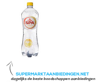 Spa Bruisend mineraalwater citroen aanbieding