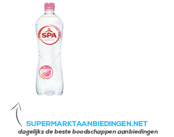 Spa Bruisend mineraalwater grapefruit aanbieding