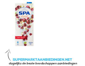 Spa Fruit appel-kers aanbieding