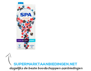 Spa Fruit bosvruchten light